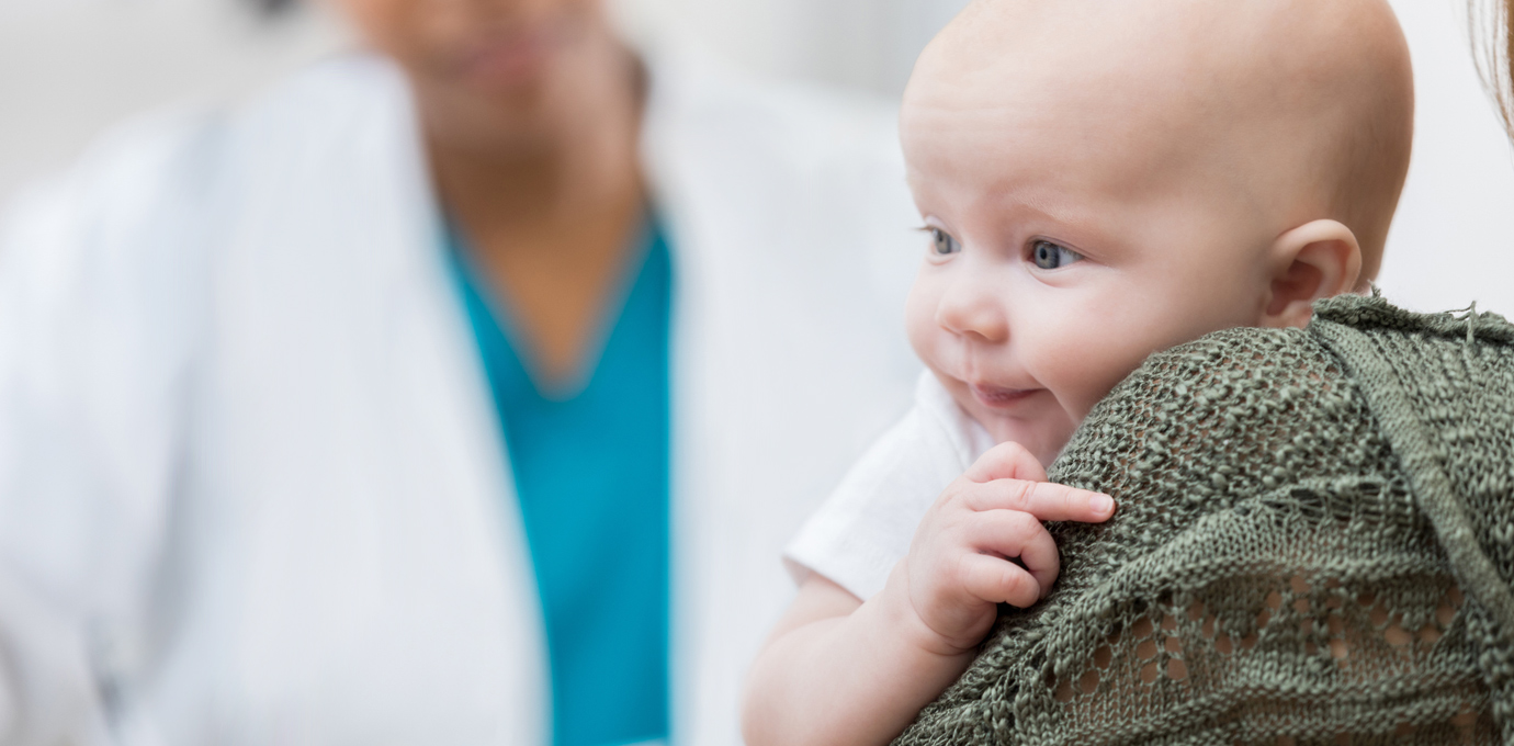 infant patient and doctor